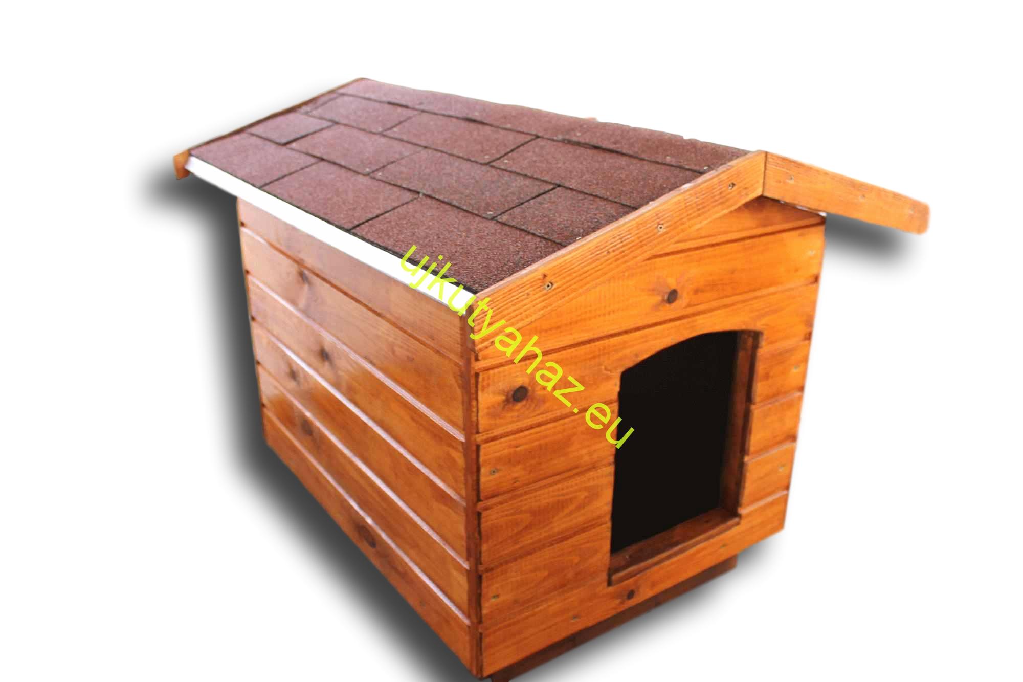 Új Fűthető 60X80 kutyaház  amerikai tetős