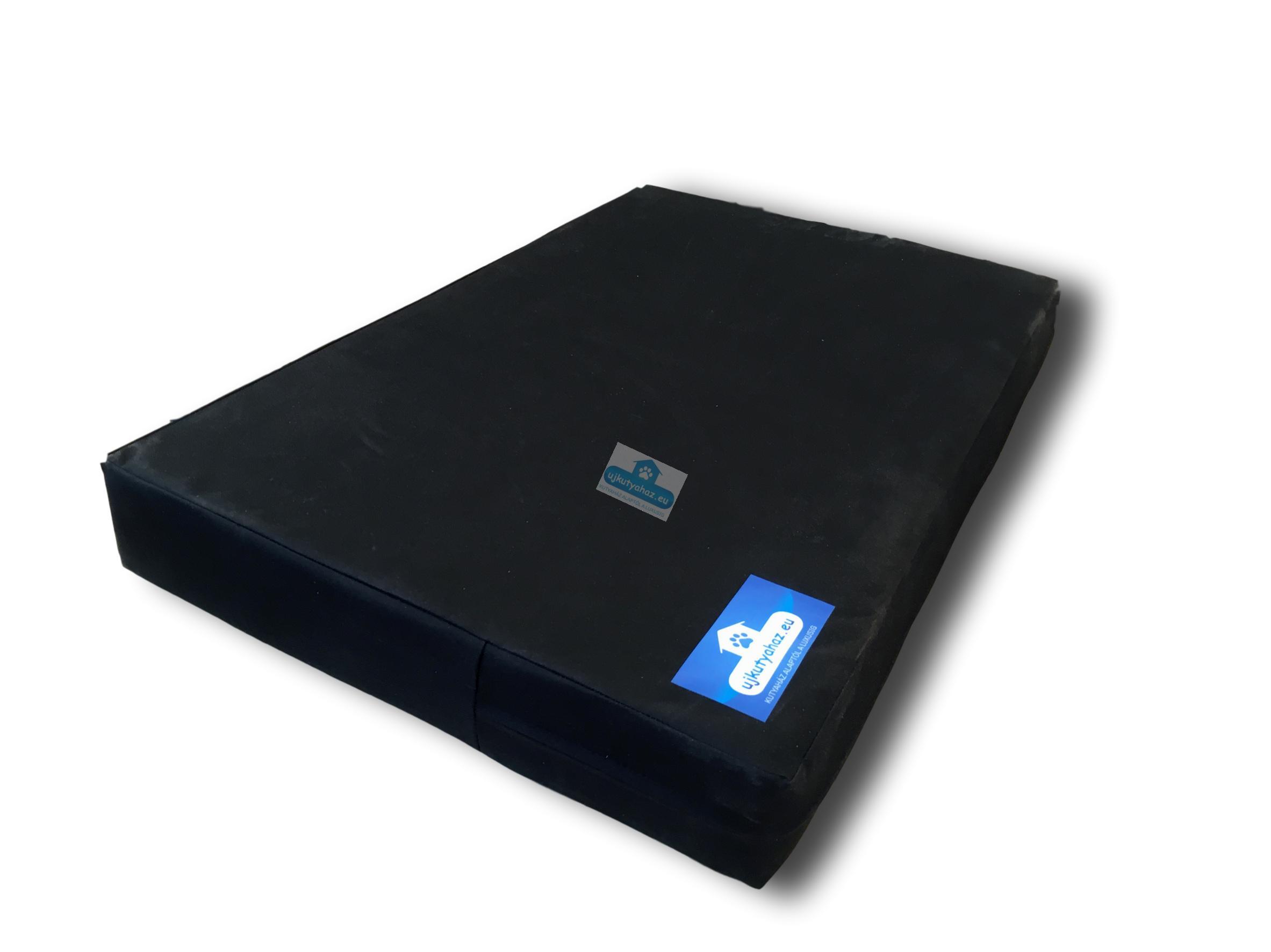 Kaparástűrő luxus matrac fekete 90x100x10 cm