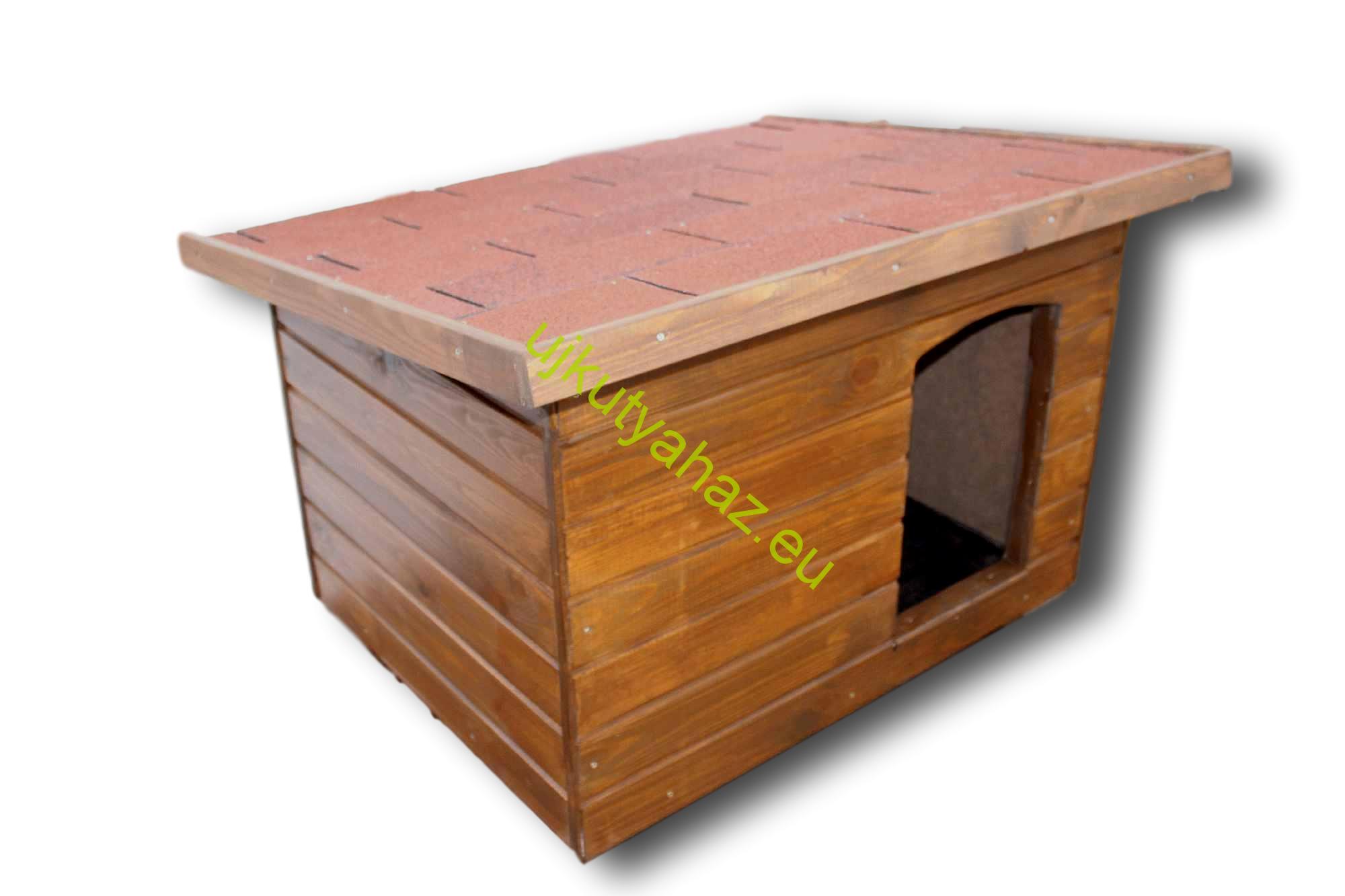 Új 70X90 hőszigetelt kutyaház lapos tetős