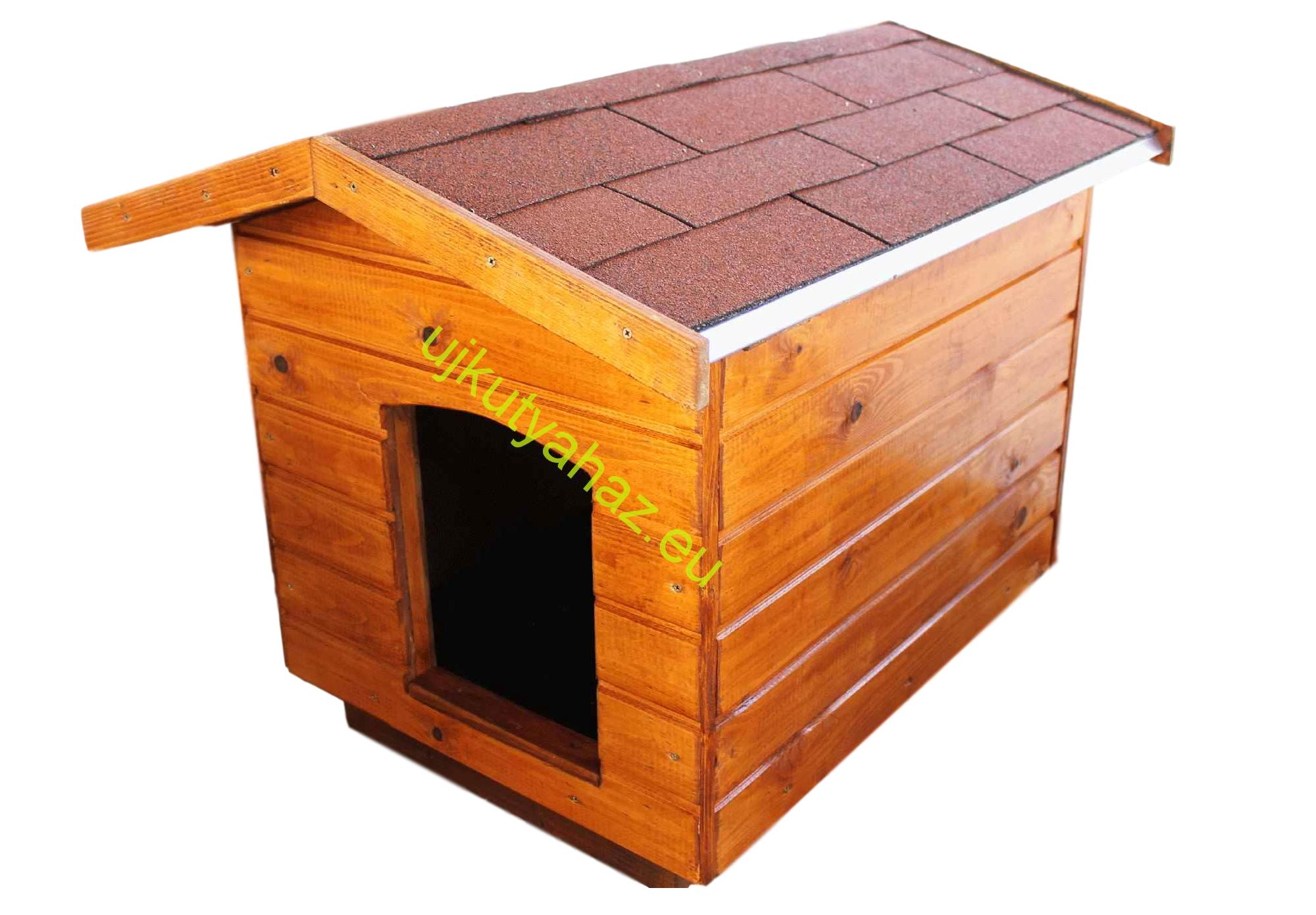 Új hőszigetelt kutyaház 50x70 amerikai tetős