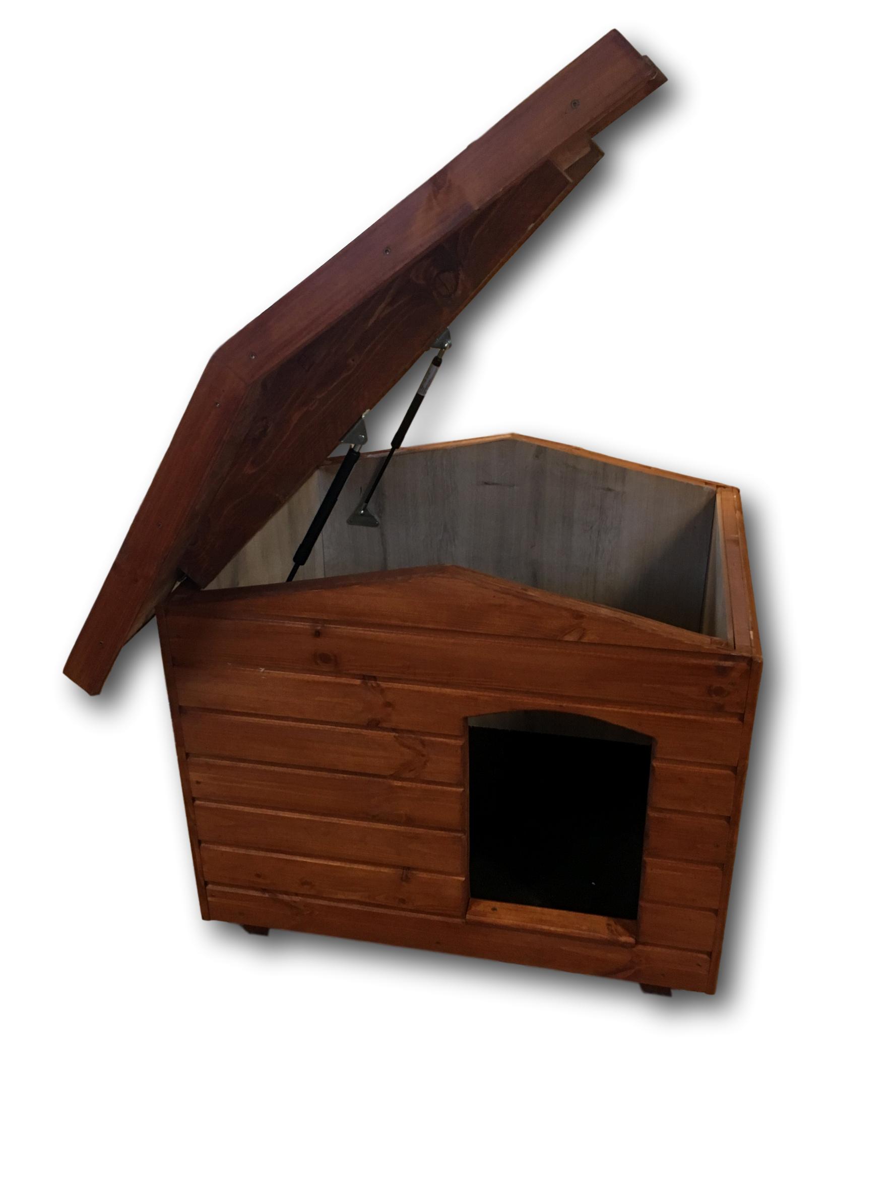 Gázteleszkóp kutyaház tetőhöz