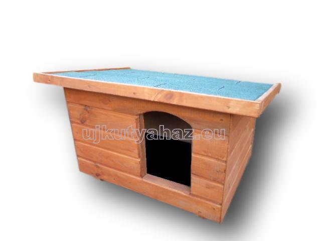 Új 60X80 kutyaház lapos tetős