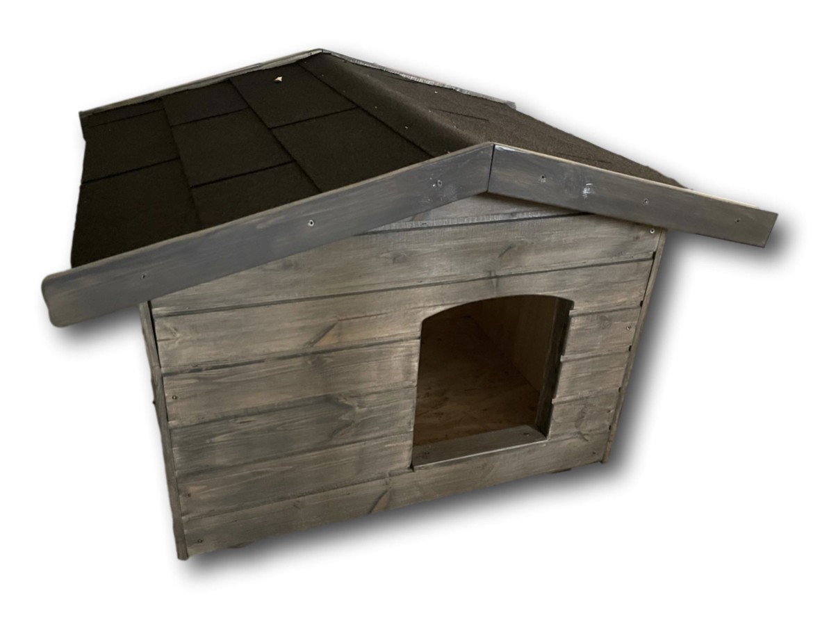 60X80 hőszigetelt kutyaház: amerikai tetős