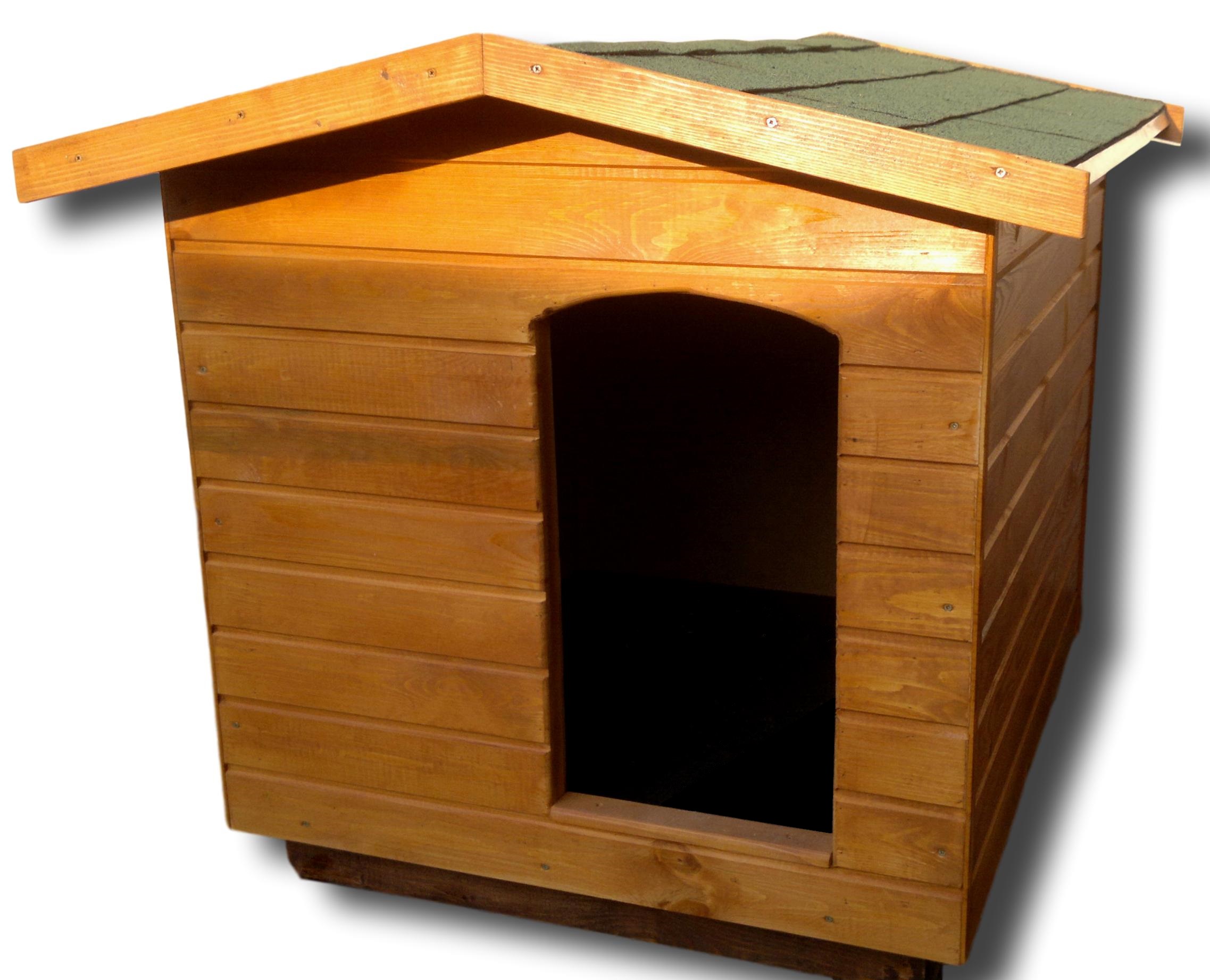 Új 90X100 extra hőszigetelt kutyaház amerikai tetős
